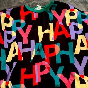 Colorful Graphic Print Sweater